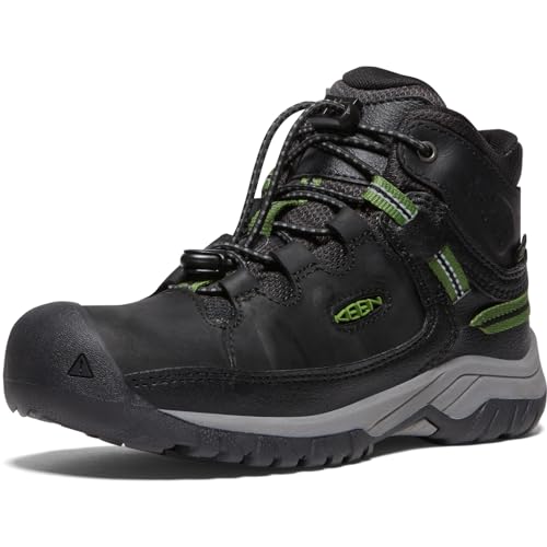 VIP Kids Waterproof Hiking Boots in Black - Size 4
