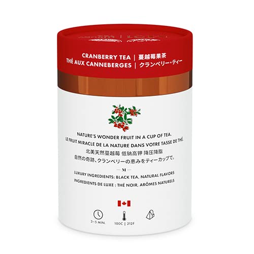 M21 Luxury Cranberry Tea - Compostable Pyramid Bags
