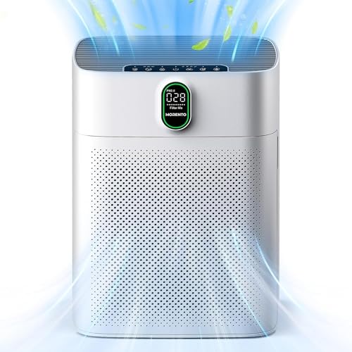 MORENTO Air Purifier for Large Rooms with True HEPA