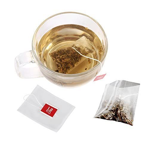 100 Disposable Tea Infuser Bags for Loose Leaf