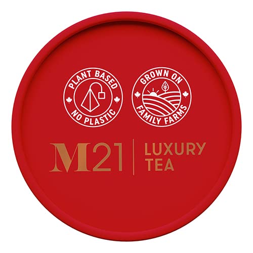 M21 Luxury Cranberry Tea - Compostable Pyramid Bags