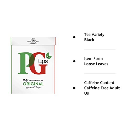 PG Tips Black Tea Pyramid Bags, 240 Bags x 2