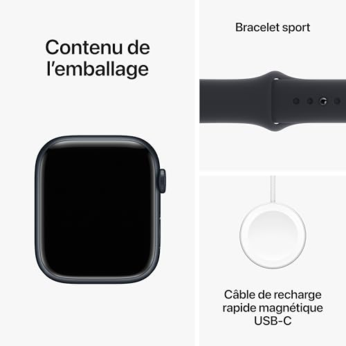 Apple Watch Series 9 GPS 45mm - Midnight Style