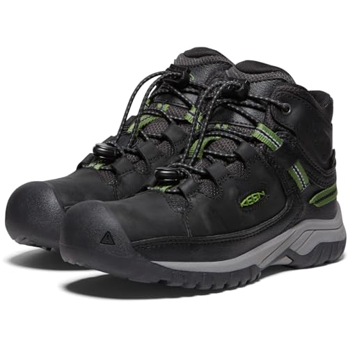 VIP Kids Waterproof Hiking Boots in Black - Size 4
