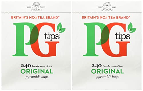 PG Tips Black Tea Pyramid Bags, 240 Bags x 2