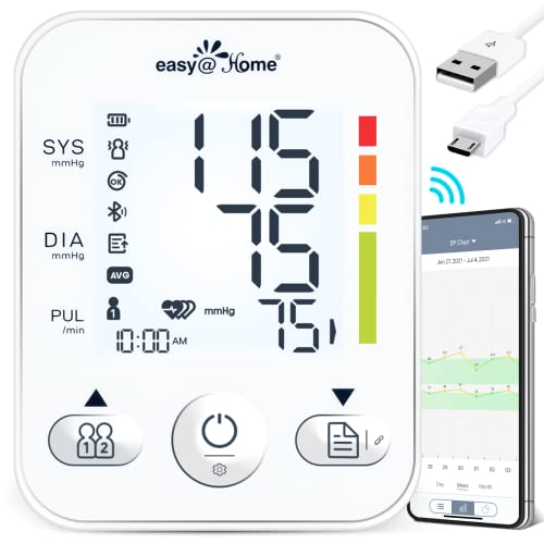 Easy@Home Bluetooth Blood Pressure Monitor VIP Shopping Home