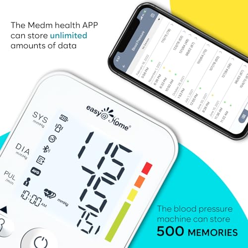 Easy@Home Bluetooth Blood Pressure Monitor VIP Shopping Home