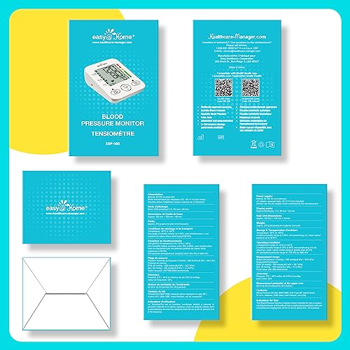 Easy@Home Bluetooth Blood Pressure Monitor VIP Shopping Home