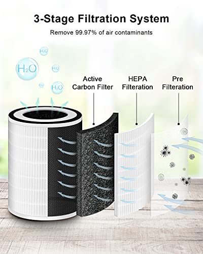 MORENTO H13 HEPA Air Purifiers for Large Rooms