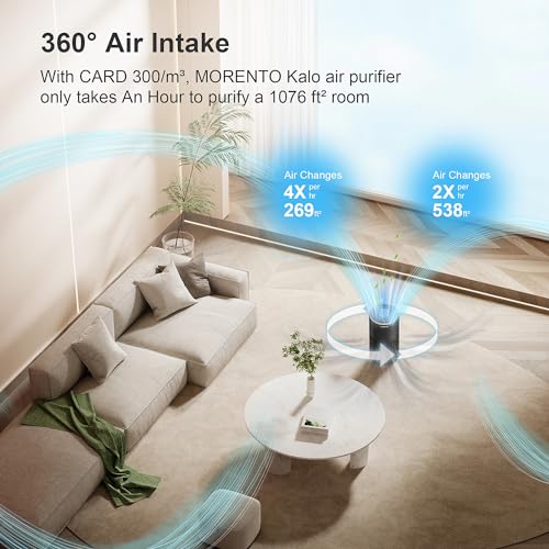 VIP Bedroom Air Purifier: MORENTO, KALO H13 HEPA