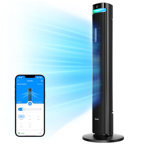Goveelife Smart Tower Fan, Bedroom Fan, 12 Speeds