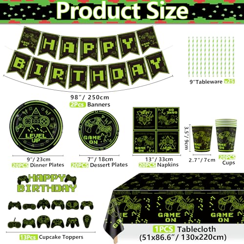 VIP Gaming Party Decor Set for Boys