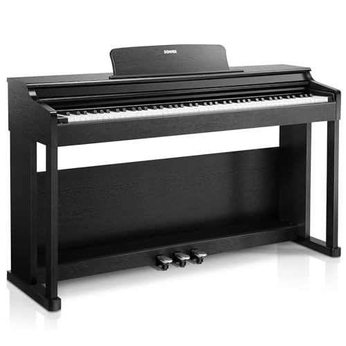 Donner DDP-100 88-Key Digital Piano Bundle, Black