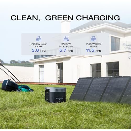 EF ECOFLOW Delta Max Solar Generator Bundle