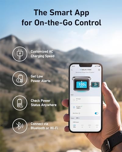 Anker SOLIX C1000 Portable Power Station Bundle