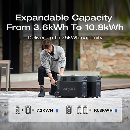 EF ECOFLOW 7.2kWh Portable Power Station + Extra Battery