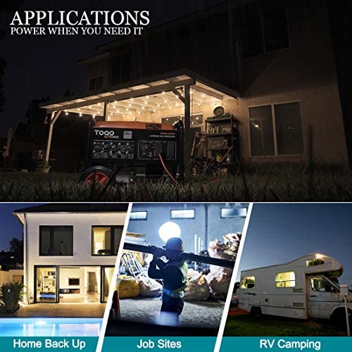 TogoPower Portable Generator: 3600 Peak Watts for VIPs