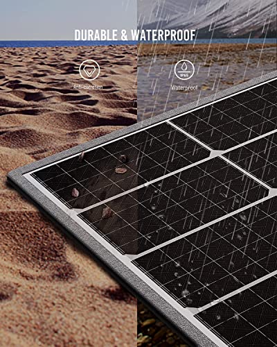 AFERIY 1200W Portable Solar Power Station with 200W Foldable Solar Panel Kit