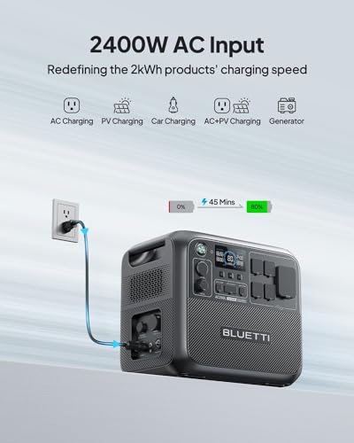 BLUETTI AC200L Portable Power Station with Solar Panel