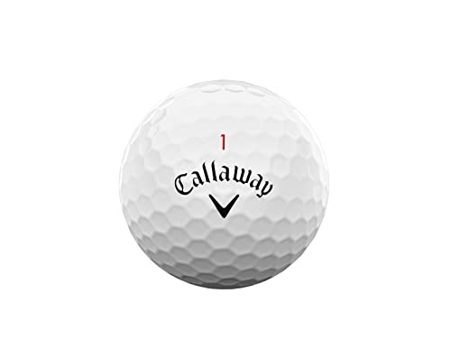 2022 Callaway Chrome Soft X LS Golf Balls, White