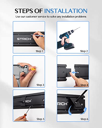 5 Guitar Wall Mount Hangers, Adjustable Display Set