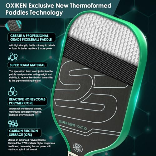 OXIKEN 16 mm Pickleball Paddles - USAPA Approved VIP Shopping