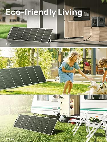 AFERIY 3840Wh Solar Generator with 4 Foldable Panels