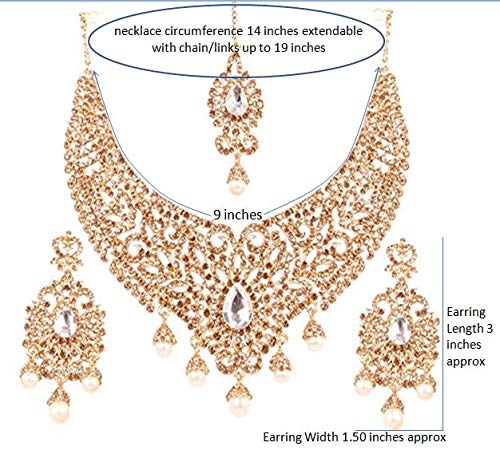 Indian Bollywood Jewelry Sets for Women Wedding Ornaments