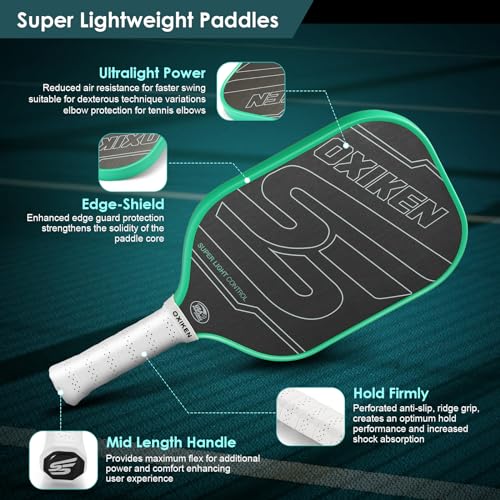 OXIKEN 16 mm Pickleball Paddles - USAPA Approved VIP Shopping