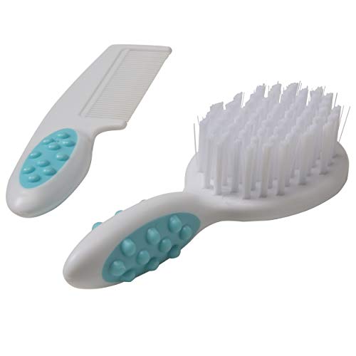 VIP Soft Grip Brush & Comb - Arctic Blue