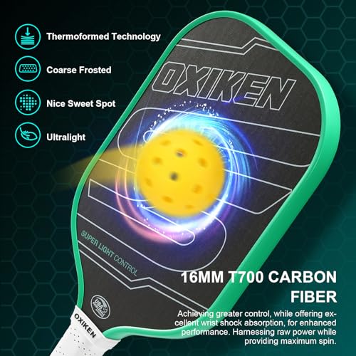 OXIKEN 16 mm Pickleball Paddles - USAPA Approved VIP Shopping