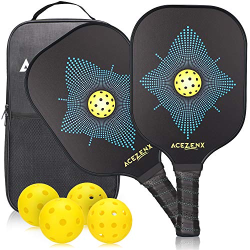 Lightweight Graphite Pickleball Paddle with Carbon Fiber Face