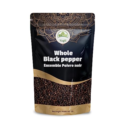 Yogti Canadian Black Peppercorn - Culinary Essential, 1 LB