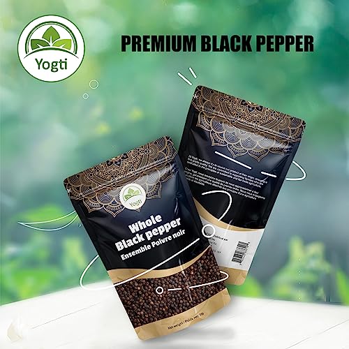 Yogti Canadian Black Peppercorn - Culinary Essential, 1 LB