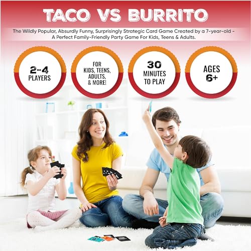 Taco vs Burrito - Strategic Card Game for All