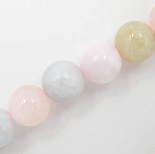 Malahill Morganite Beads, 8mm, 5 Strands Per Bag