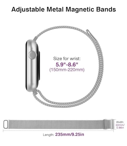 EarlySincere Smart Watch for Men Women, Full Touch Fitness Tracker