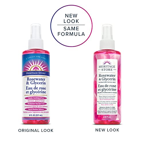 Heritage Store Rosewater & Glycerin Hydrating Facial Mist