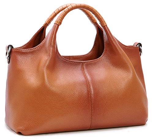 Iswee Sorrel Leather Tote Bag for VIP Shopping