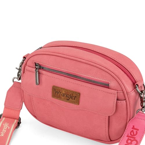 VIP Thulian Pink Wrangler Crossbody Camera Snapshot Purse