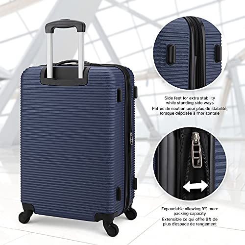 Atlantic Tribute II Large Checked Luggage - Blue (AL32778039)