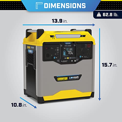Champion Power Station Lithium-Ion Battery Solar Generator
