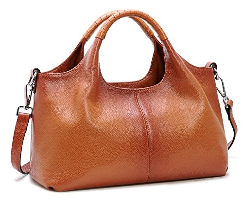 Iswee Sorrel Leather Tote Bag for VIP Shopping