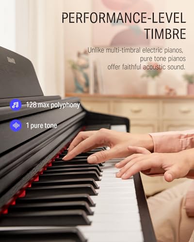 Donner DDP-100 88-Key Digital Piano Bundle, Black