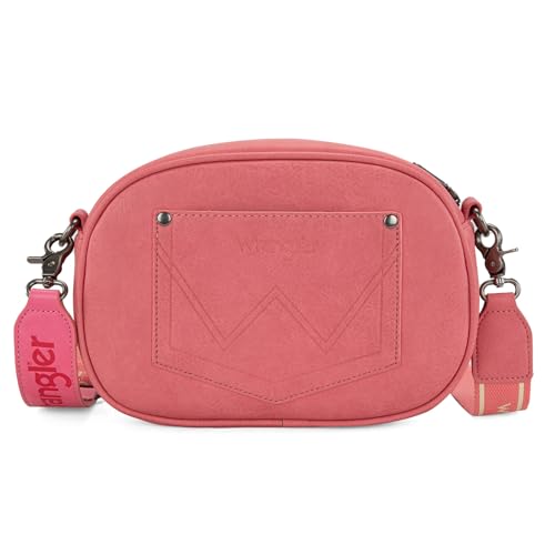 VIP Thulian Pink Wrangler Crossbody Camera Snapshot Purse