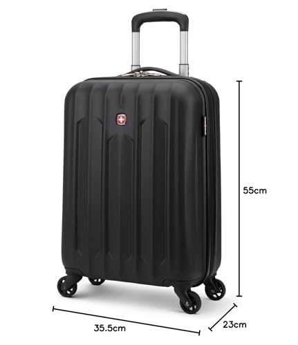SwissGear Chrome Small Hardside Spinner Carry-on - Black