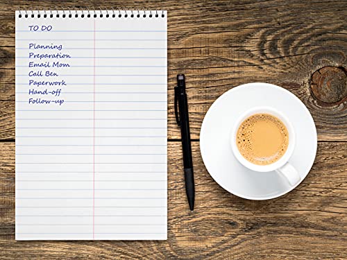 Assorted Pastel Spiral Steno Pads 10-Pack