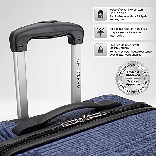 Atlantic Tribute II Large Checked Luggage - Blue (AL32778039)