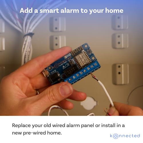 12-Zone Wired Alarm Panel Kit - Smart Home Integration