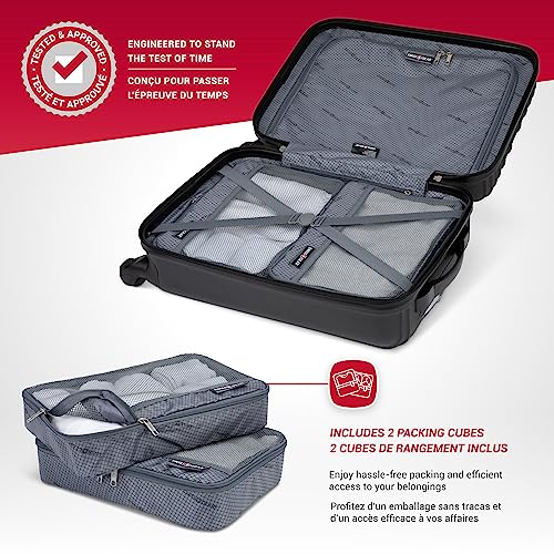 SwissGear Sion 19-inch Hardside Carry-On Luggage Suitcase